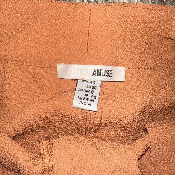 Amuse Society Sydney Shorts in Russet, size S - Picture 3 of 4